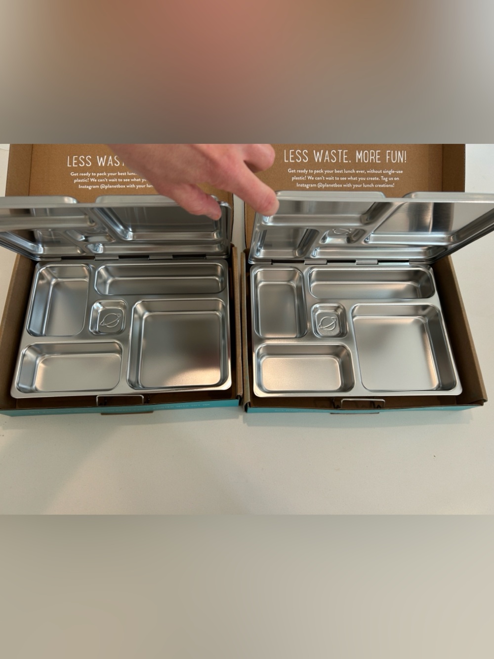 PlanetBox Rover Stainless Steel Lunch Box - Picture 2 of 3